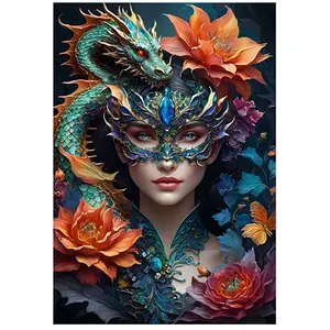 Lady with a Dragon 1000 Pièces  Bluebird Puzzle