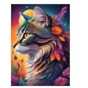 Bluebird Puzzle Floral Cat pas cher