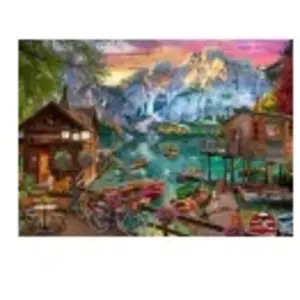 Bluebird Puzzle Lago Di Braies, Italy pas cher