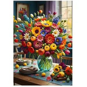 Colourful Bouquet 1000 Pièces Bluebird Puzzle pas cher