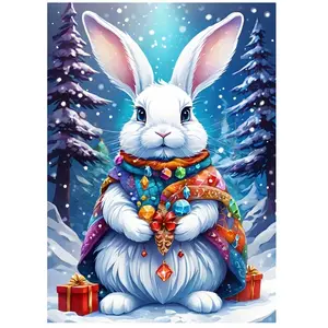 Winter Bunny 500 Pièces  Bluebird Puzzle pas cher