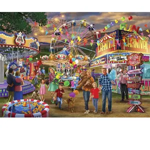 Family Fun Carnival 2000 Pièces Bluebird Puzzle pas cher