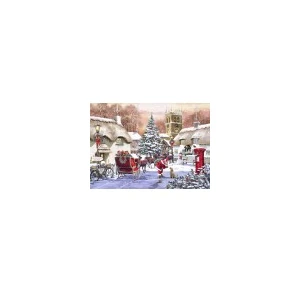 Village and Santa 1500 Pièces  Bluebird Puzzle