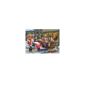 Dogs on Truck 500 Pièces Bluebird Puzzle pas cher
