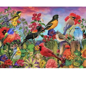Birds and Blooms Garden 500 Pièces  Bluebird Puzzle