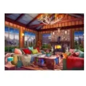 Cabin Holiday Home 500 Pièces Bluebird Puzzle pas cher