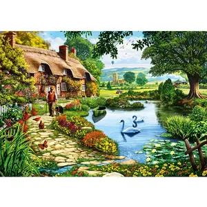 Cottage by the Lake 500 Pièces  Bluebird Puzzle