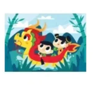 Le Bateau Dragon 24 Pièces Bluebird Puzzle pas cher
