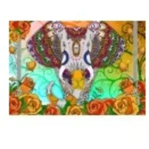 Colorful Elephant 1000 Pièces Bluebird Puzzle pas cher