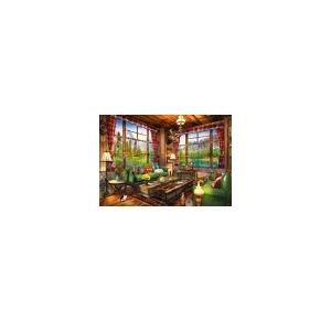 Mount Cabin View 1000 Pièces Bluebird Puzzle pas cher