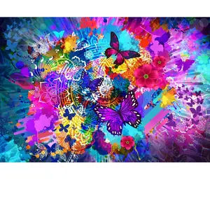 Flowers and Butterflies 1000 Pièces  Bluebird Puzzle