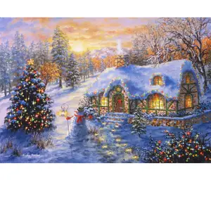 Christmas Cottage 1000 Pièces Bluebird Puzzle pas cher