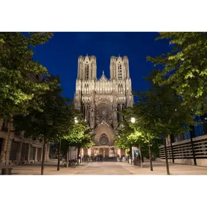 Bluebird Puzzle Cathédrale de Reims au Crépuscule pas cher