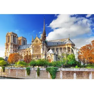 Vue sur la Cathédrale Notre-Dame de Paris 1000 Pièces Bluebird Puzzle pas cher