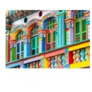 Bluebird Puzzle Façade Colorée, Singapour pas cher