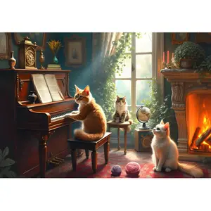 Bluebird Puzzle Concerto Félin pas cher