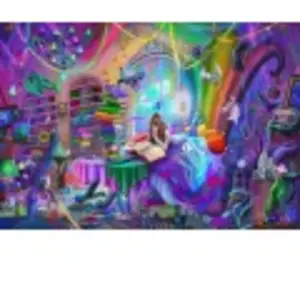 Étude de la Magie Arc-en-Ciel 1000 Pièces Bluebird Puzzle pas cher