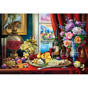 Bluebird Puzzle Vin et Nature Morte pas cher