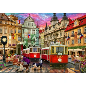 Bluebird Puzzle Tramway à Prague pas cher