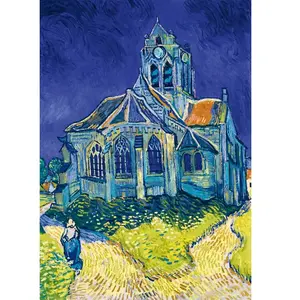 Bluebird Puzzle Vincent Van Gogh - The Church in Auvers-sur-Oise, 1890
