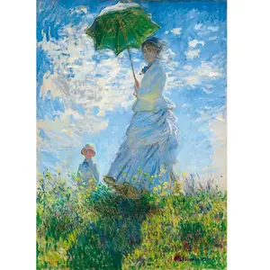 Claude Monet - Woman with a Parasol - Madame Monet and Her Son pas cher