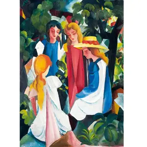 Bluebird Puzzle August Macke - Four Girls, 1913 pas cher