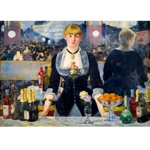 Puzzle 1000 pièces - Edouard Manet : Un bar aux Folies-Bergère, 1882 pas cher