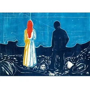 Bluebird Puzzle Edvard Munch - Two People: The Lonely Ones, 1899