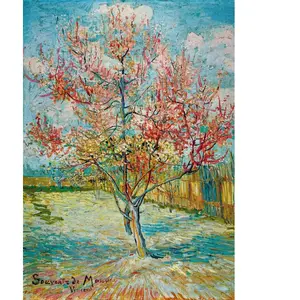Vincent Van Gogh - Pink Peach Trees (Souvenir de Mauve), 1888 pas cher
