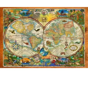 Grafika Carte des Créatures de la Terre pas cher