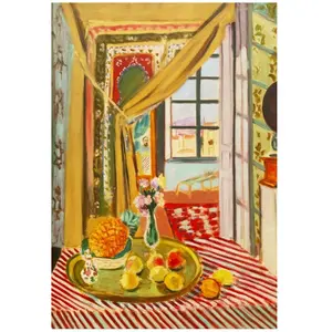 Grafika Henri Matisse - Intérieur au Phonographe pas cher