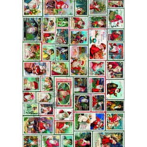 Santa Stamps 1000 Pièces  Grafika pas cher