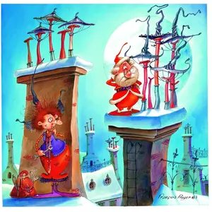 Grafika François Ruyer - La Sorcière et le Père Noël pas cher