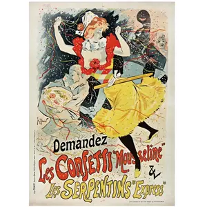Georges Meunier - Confettis et Serpentins, 1894 500 Pièces Grafika pas cher