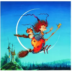 Grafika François Ruyer - La Sorcière sur son Balai