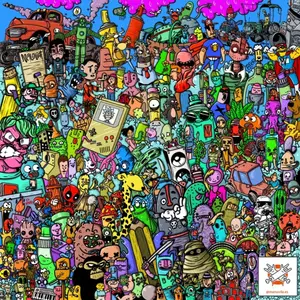 Grafika Cartoon Party pas cher