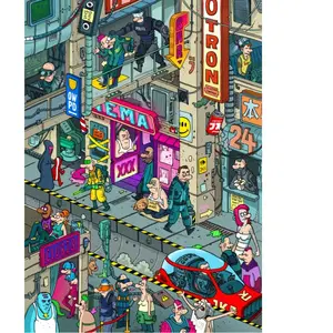 Grafika Cyberpunk pas cher