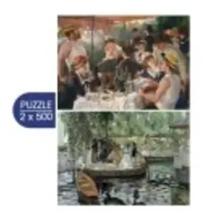 Grafika 2 Puzzles - L'Art d'Auguste Renoir : Le Déjeuner des Canotiers... pas cher