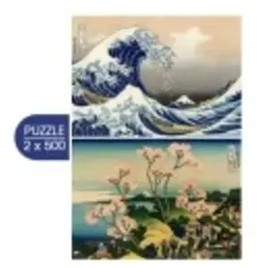 Puzzle Grafika Hokusai Art 500 pièces - Puzzle adulte Art japonais pas cher