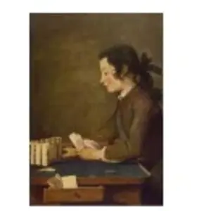 Jean Siméon Chardin : Le Château de Cartes, 1737 12 Pièces  Grafika Kids