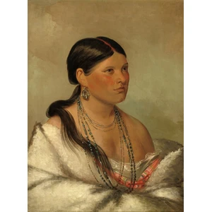 George Catlin : Femme Aigle - Shawano, 1830 2000 Pièces  Grafika pas cher
