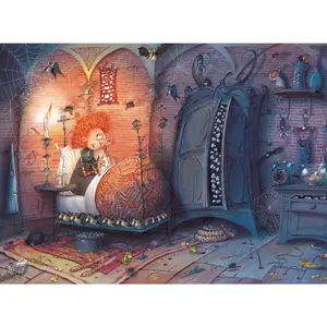 François Ruyer - Sorcière au Lit - La Nuit 2000 Pièces  Grafika