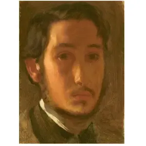 Edgar Degas : Autoportrait avec Col Blanc, 1857 2000 Pièces  Grafika pas cher