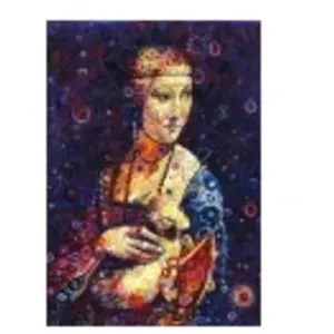 Grafika Kids Leonardo da Vinci: Lady with an Ermine, by Sally Rich pas cher