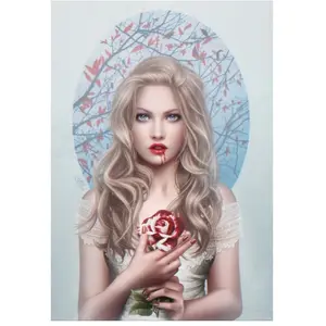 Blood Rose 1000 Pièces  Grafika pas cher