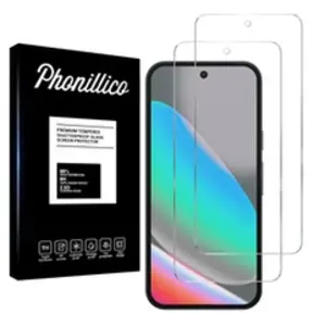 Comparateur de prix : Verre Trempé - PHONILLICO - Google Pixel 10 / 10 Pro - Pack de 2 - Rés...