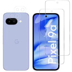 Comparateur de prix : Phonillico Verre Trempé pour Google Pixel 9a et Protection Caméra [Pack 2] Film Vitre Protection