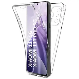 PHONILLICO Coque pour Xiaomi 11T / 11T PRO - Housse Etui 360 Intégrale Transparent 2 Parties Avant Arrière EmboitableVendu pardarty