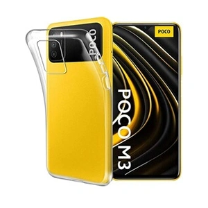 Comparateur de prix : Phonillico Coque pour Xiaomi Poco M3 - Silicone Gel TPU Transparent So...