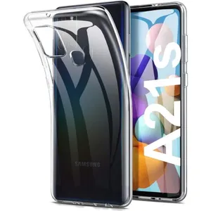 Phonillico Coque pour Samsung Galaxy A21S - Silicone Gel TPU Transparent Protecti... pas cher